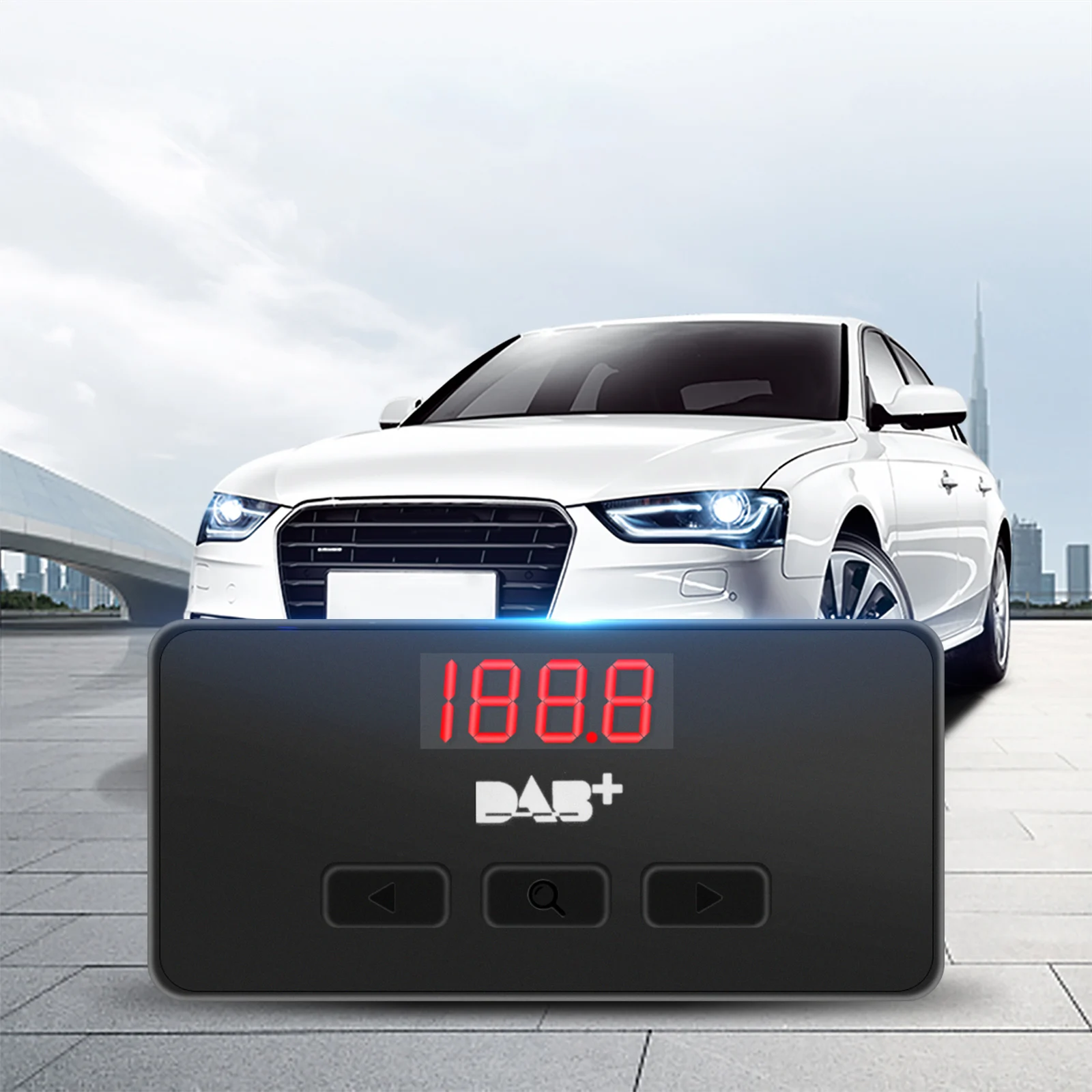  Автомобильный цифровой радиоприемник DAB адаптер с FM-передатчиком поддержка Aux