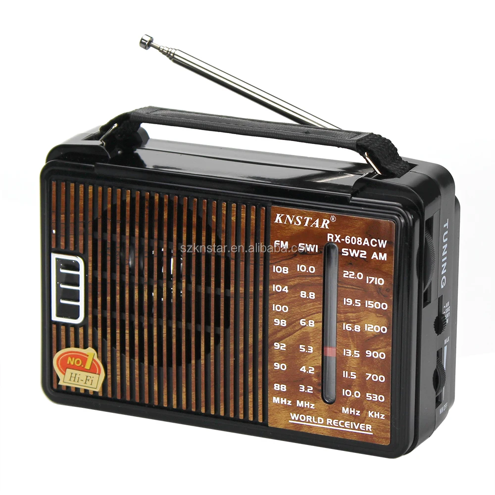 Asia using radio UM-1X2 battery warehouse radio old radio RX-608ACW