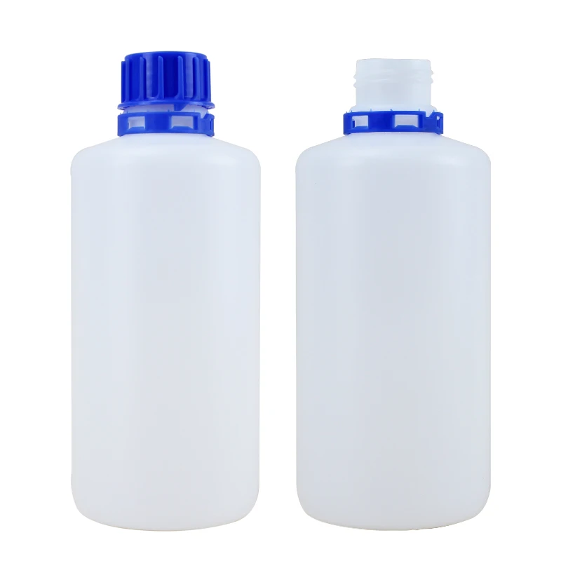 1000ml HDPE Chemical Powder Solids Wide Mouth Reagent laboratory Plastic Bottle
