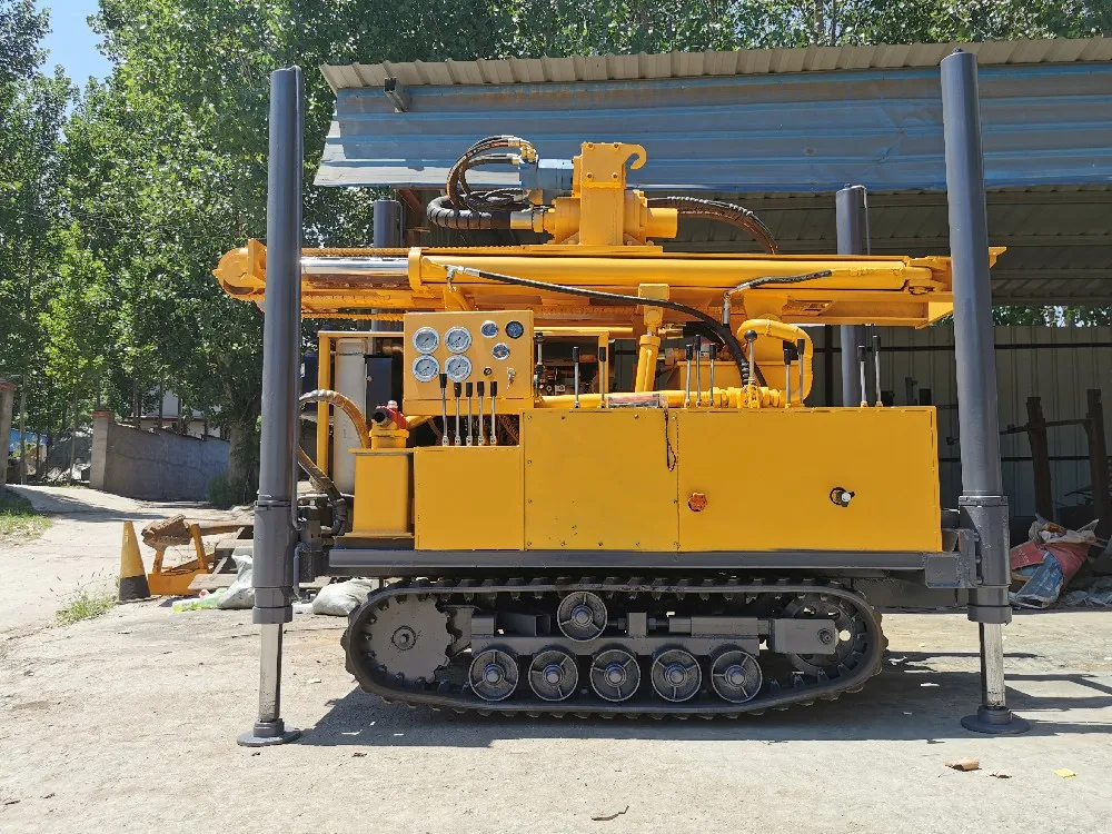 160m 180m 200m rock drill pneumatic drilling water well diesel powered drilling rig