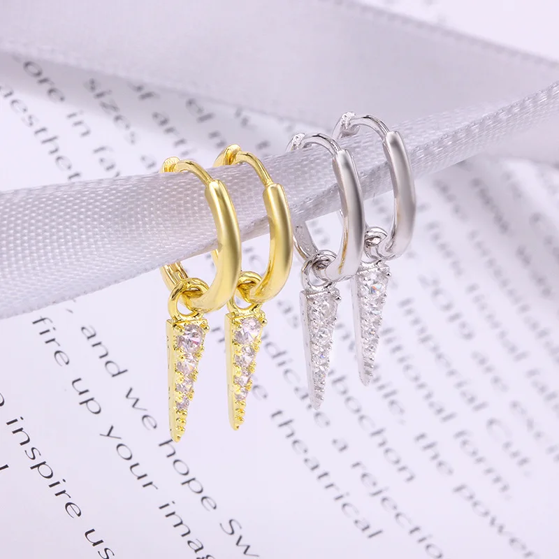 Real gold plated 925 sterling silver earrings