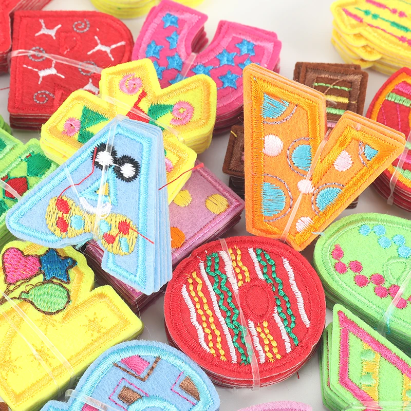 Hot sale custom Heat Press 3d Puff Logo Badges Embroidered Patch Sew On Iron On Clothing Patches Embroidery Letters Patch