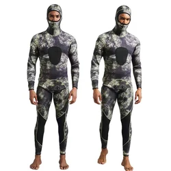 Diving Suit Camo One Piece Wetsuit Hood 2mm Boots Neoprene Custom 5 mm Wetsuit Dryer Vest Neoprene Swim Suit