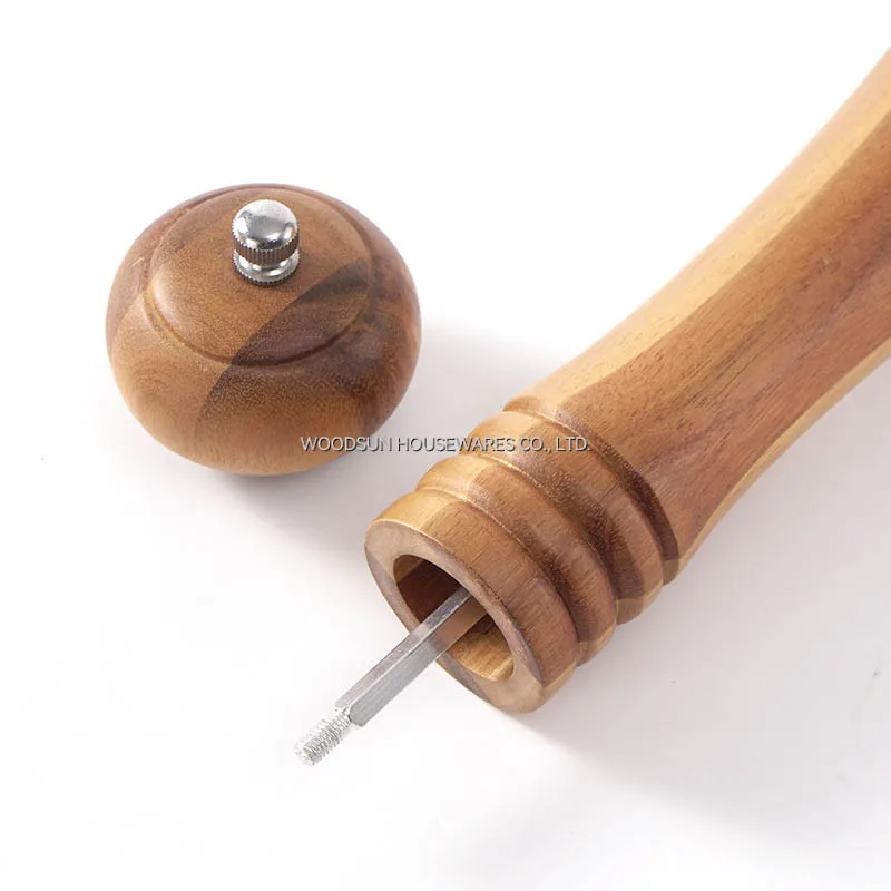 Woodsun Pabrik Merica Molinillo De Sal Y Pimienta Pepper Mill Salt Mill