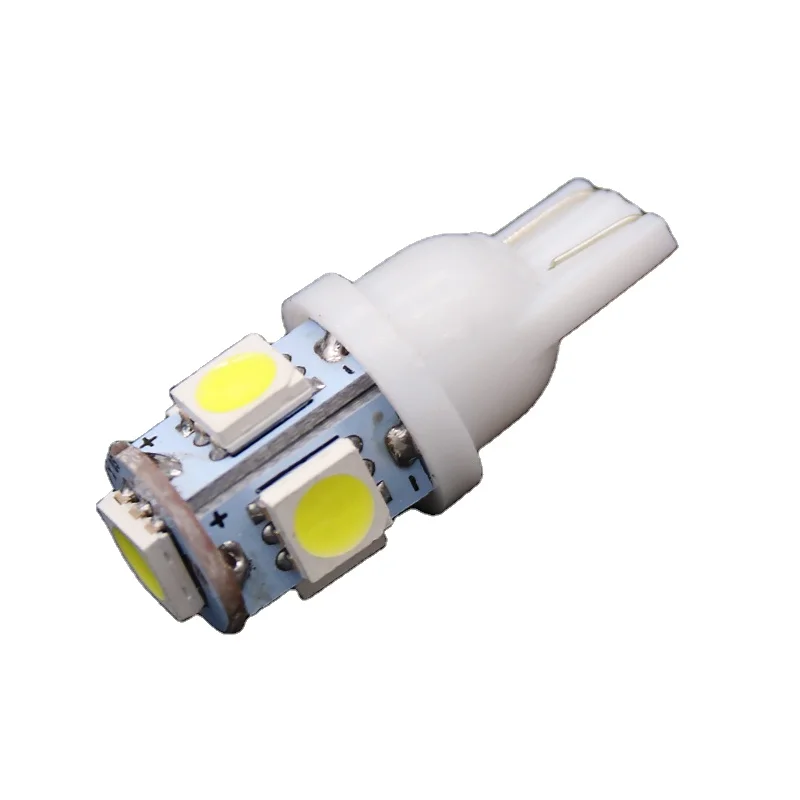 UNJOYLIOD Error Free 194 168 5SMD Car LED Bulbs Auto 12V LED W5w T10 Led Auto Bulb Led 5050 10.5*32mm CE ROHS CN;GUA 0.08A 90lm