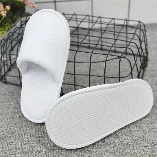 Best price modern design five star indoor room guest luxury soft EVA sole disposable wholesale hotel slippers