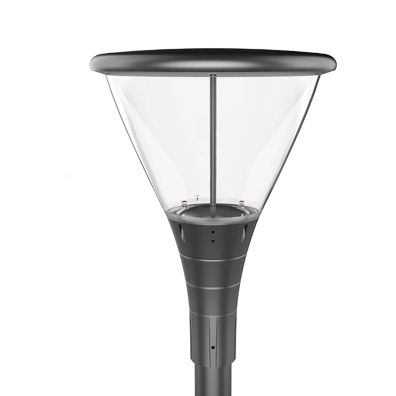 60W Fast Delivery European Style Waterproof outdoor waterproof UFO round LED solar street light solar sensor garden light