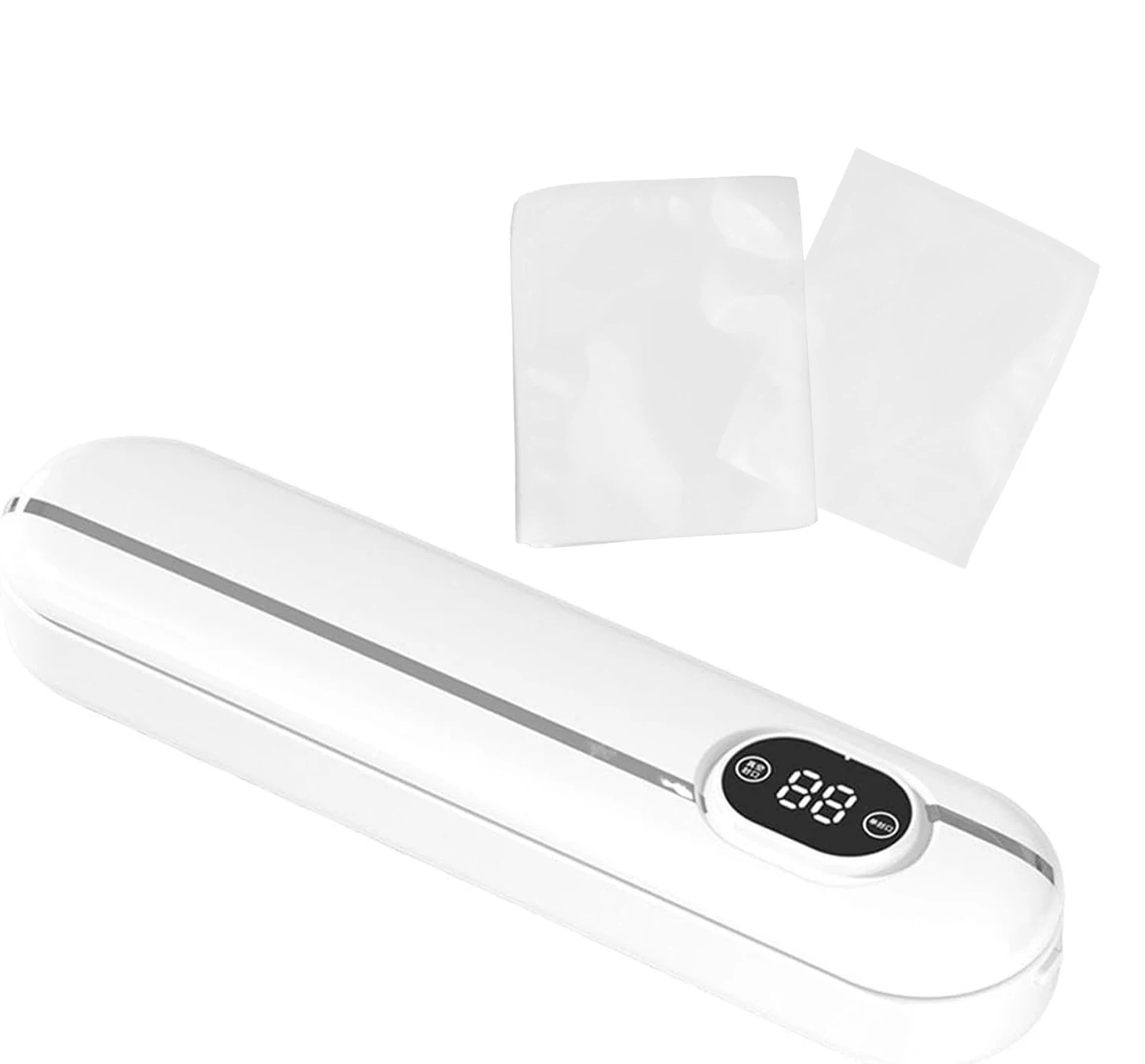 Mini Portable Vacuum Sealer Machine Automatic Food Sealer for Food Savers Dry Moist Modes Compact Design Vacuum Packing Machine