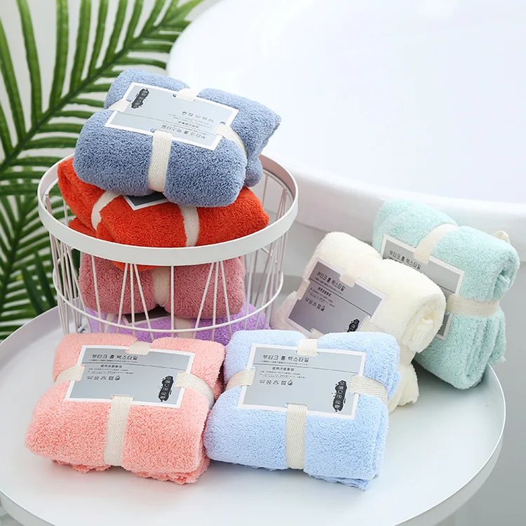 Embroidery Logo China Manufacture Cheap Promotion Wholesale Hot Sale 35x75cm Plain Microfiber Face Towel Christmas Gift Towel