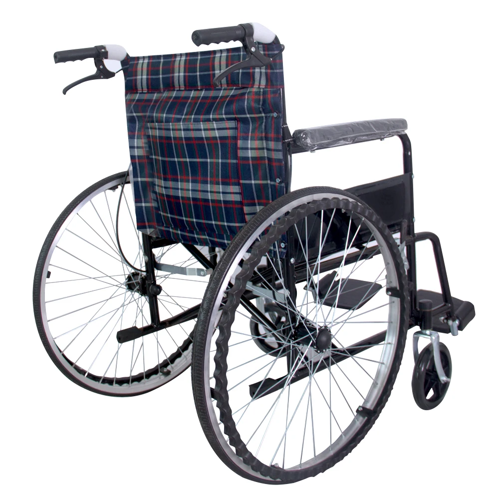 High-quality portable manual wheelchair portable hand push adult disabled elderly wheelchair