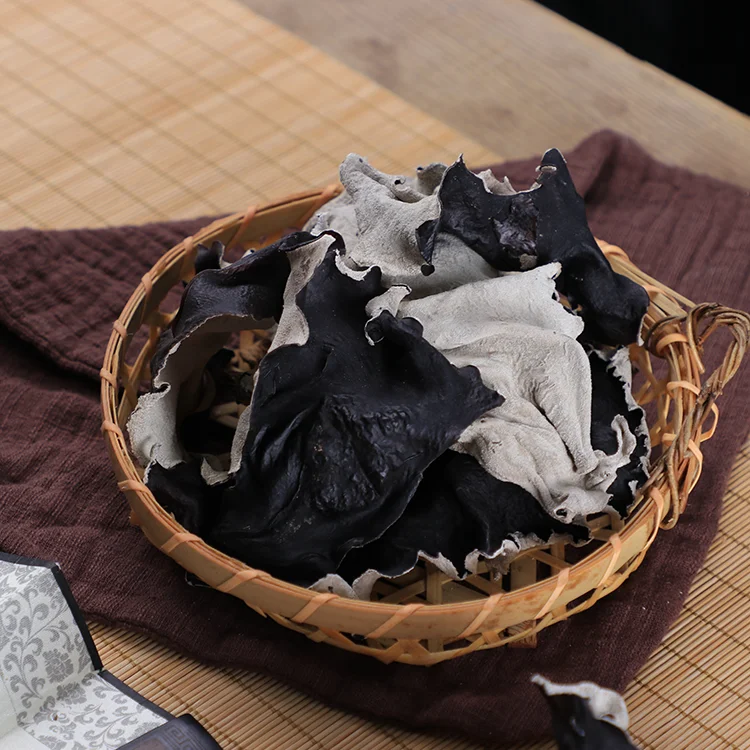 
high quality dried white back black fungus 