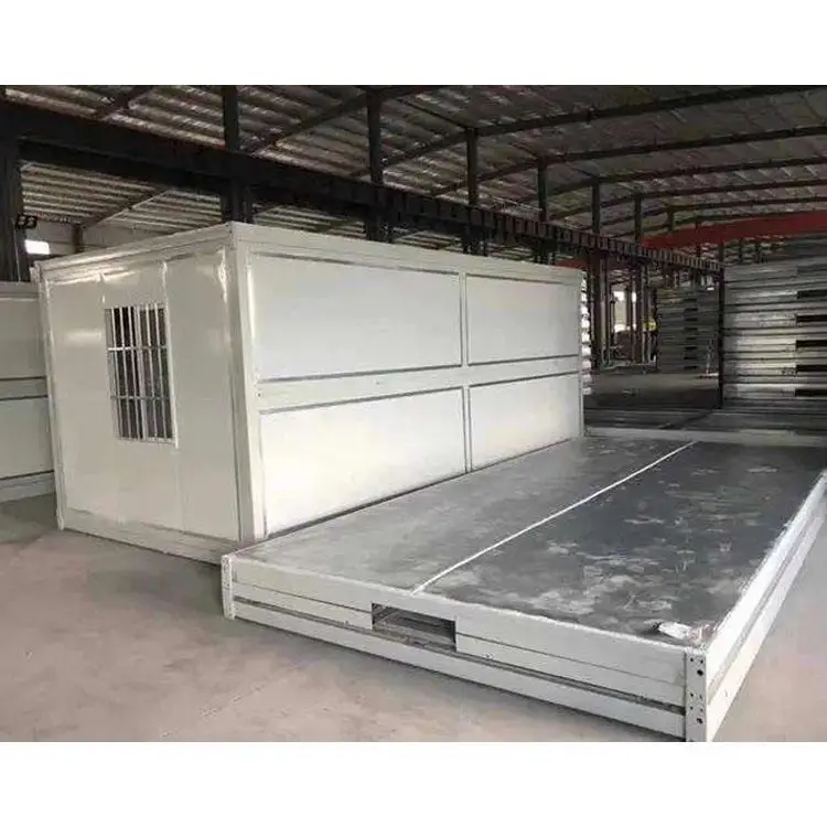 Prefabricated portable folding modules mobile containers office affordable residential folding house