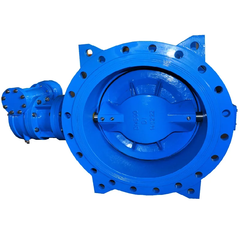 High Pressure Carbon Steel Ductile Iron Valve Gear Double Eccentric Flange Wafer Type Butterfly Valve