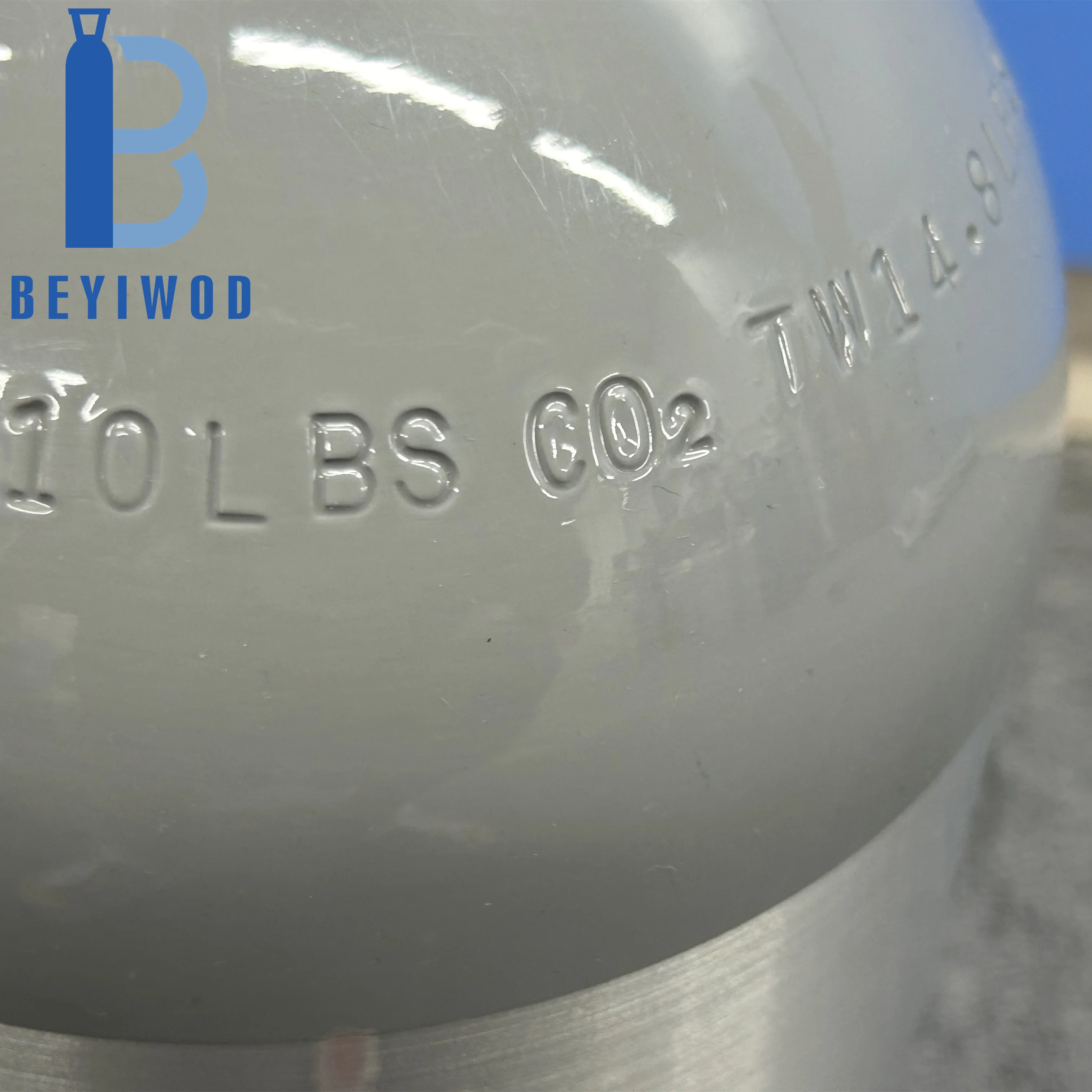 Китайский завод новый стиль газовые баллоны с азотом алюминиевый газовый баллон 20 фунтов 10 5 Co2 для продажи