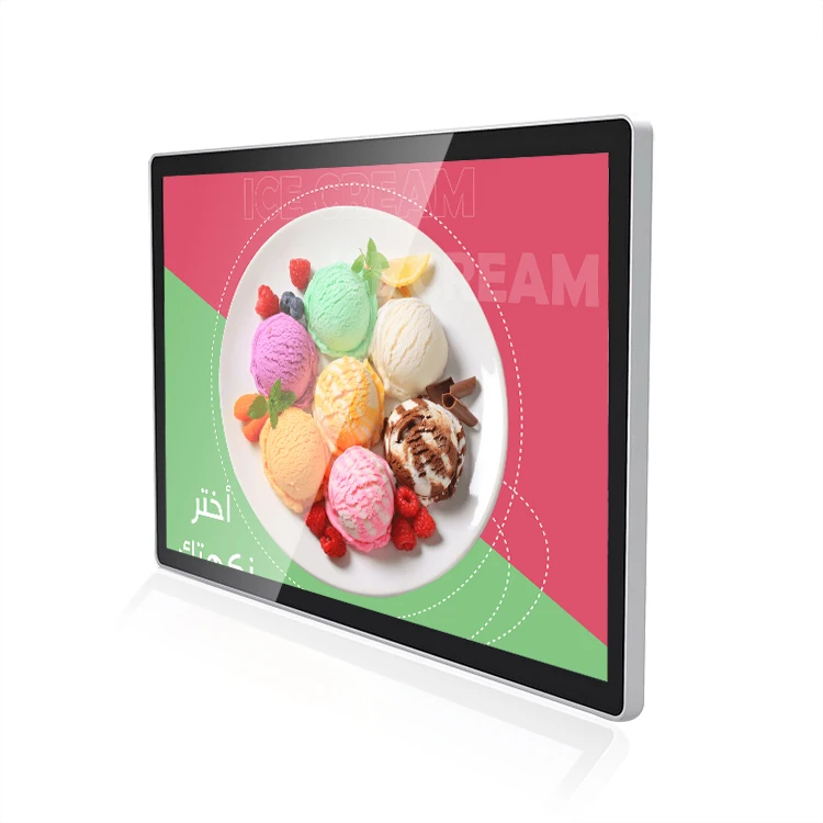 43 inch Wall Mount Touch Monitor Display Signage Indoor Advertising Wall Screen for Ads Playing
