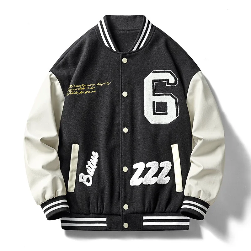 Wholesale baseball jacket quickdry custom windbreaker varsity jacket man waterproof plus size jackets