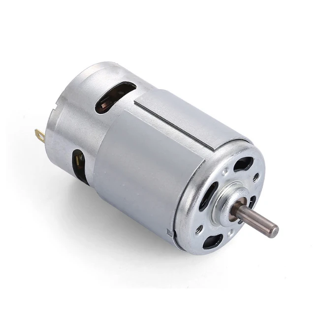 High speed 20000rpm 60mm length plastic cover 12 v rs755 dc motor for grass trimmer
