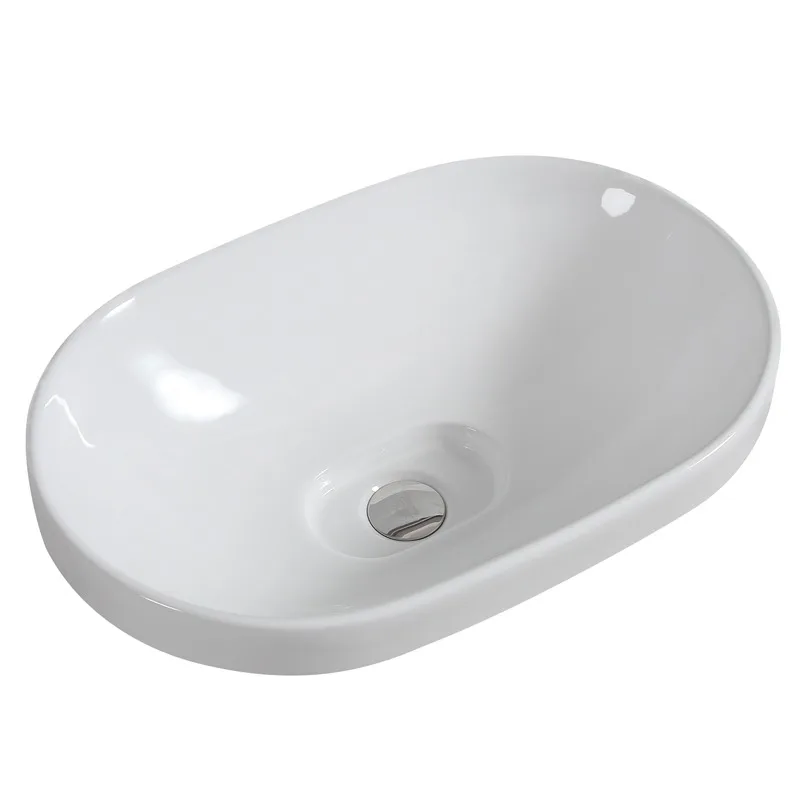 HY-5006A 2018 Hot Sell Oval Shape Size Bathroom Portable Sink