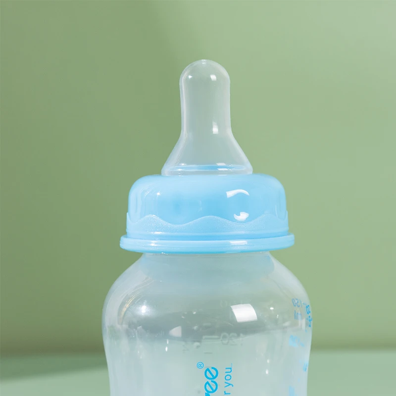 BPA Free Natural Flexible Soft Silicone Soother Replacement Standard Mouth Baby Bottle Nipple Teat Suitable