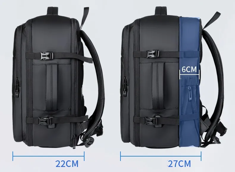 Carry on Backpack Extra Large Travel Backpack Expandable Airplane Approved Weekender Bag for Men and Women Daypack for Flight