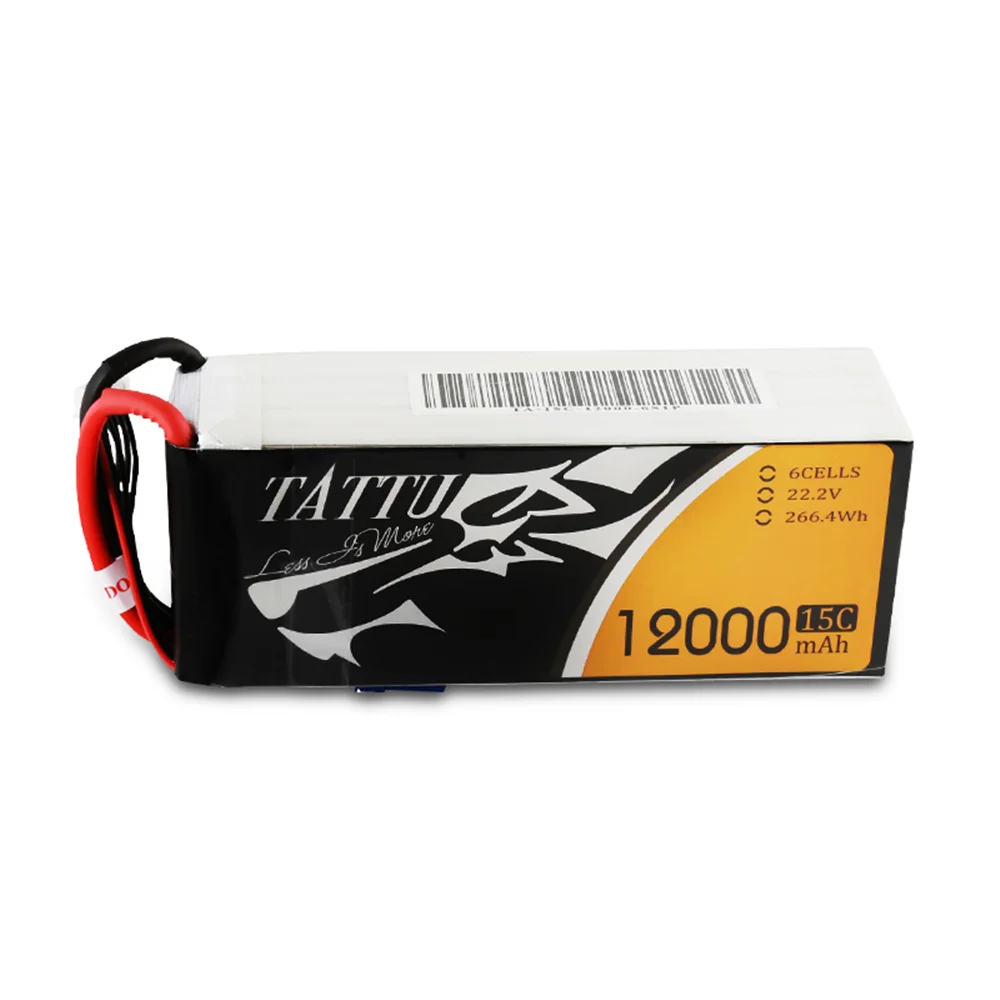 TATTU 6S 12000mAh Lipo Battery 15C Lipo Battery for VTOL UAV and DRONE