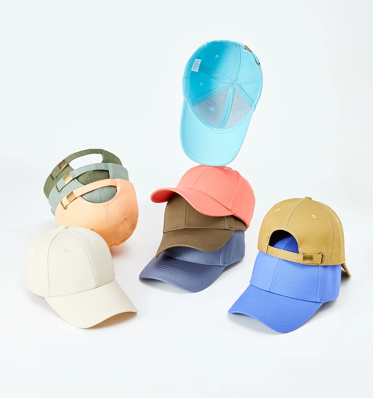 High Quality Fashion Cotton Solid Baseball Cap Blank Gorras Plain Solid Coloured Sport Baseball Caps