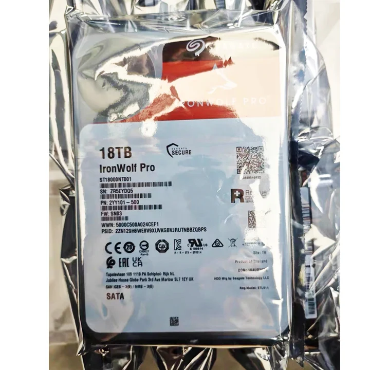 ST14000NE0008 для Seagate Iron Wolf Pro 14 ТБ 7200 об/мин 3 5 SATA Оригинальный Новый внутренний жесткий диск HDDs мониторинга сервера NAS