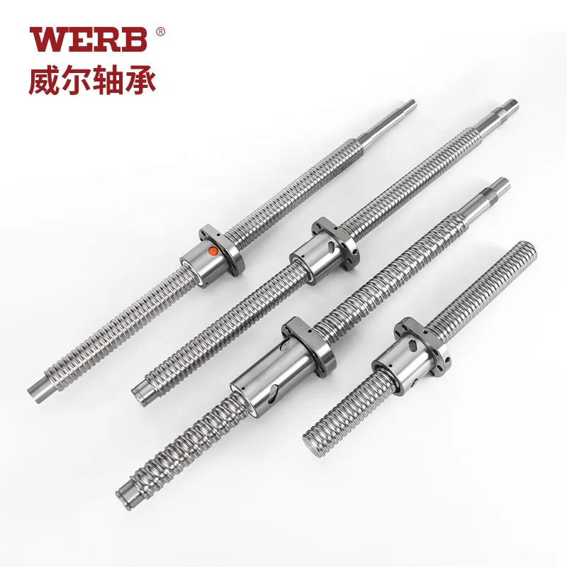 
1605 2005 2505 Precision cnc Linear Ball Screw Set Bearing Linear Rod Nut for cnc machine Linear Guide 3205 1500mm 2500mm 3000mm 