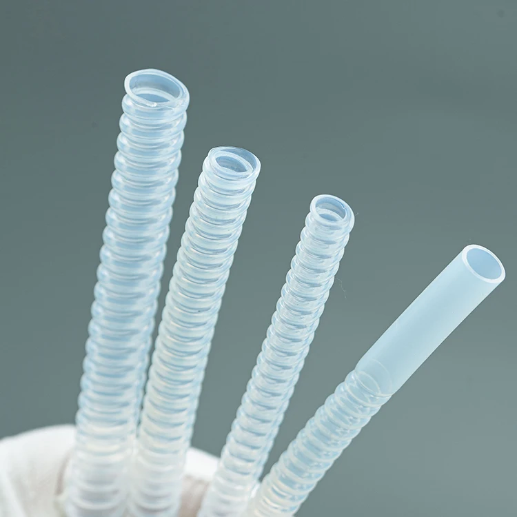 Белый PTFE гофрированный шланг для медицинской зебры Лучшая Цена Te flon пластиковые Ptfe Сильфонные трубки