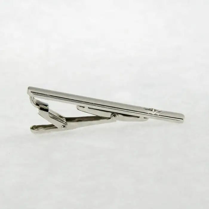
High quality Tie Clip Mr Metal Silver Tone 