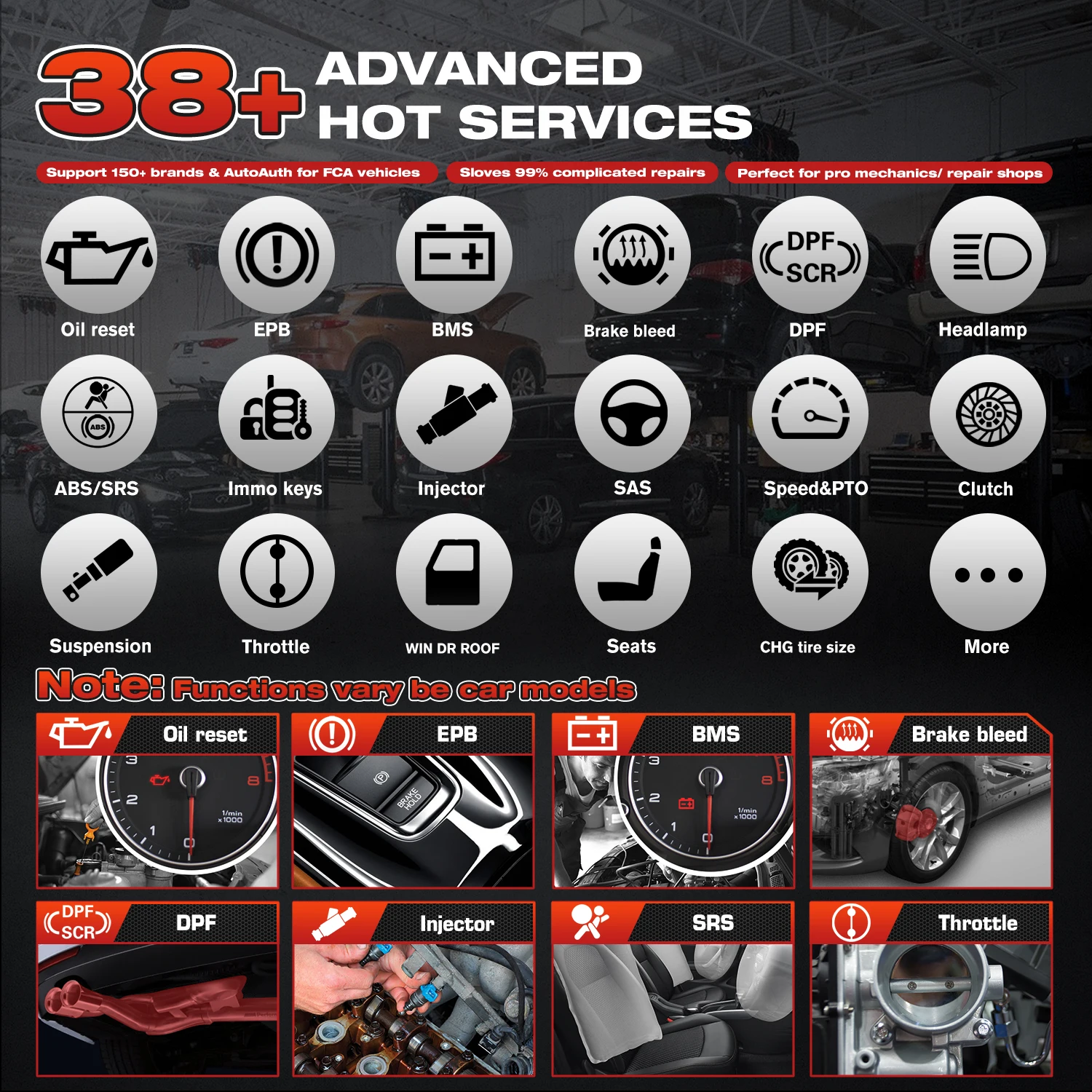 Autel Maxicom Mk808BT PRO Wireless EPB SAS Auto Car Diagnostic Scan Tool Scanners Autel Maxicom MK808BT MK808BT Pro For All Car