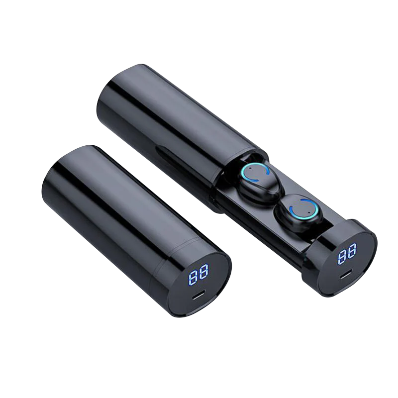 F9-6 LED Power Digital Display BT5.0 Wireless Headset With Charging Case Waterproof Tws f9 Wireless Headset