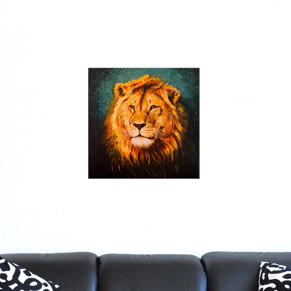 Abstract Lion Animal Oil Painting Digital Prints Hd Wall Art Canvas 1 Pieces for Living Room/SV10242