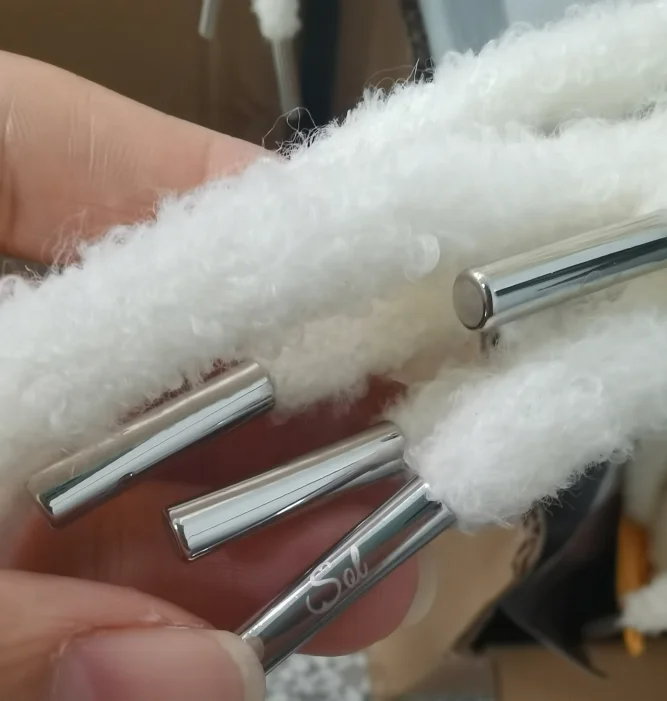 Hot selling 0.8cm wide AF1 Caterpillars Fuzzy shoelaces Flat Fat SB Dunk Converses canvas Sneakers Fluffy Shoe Laces