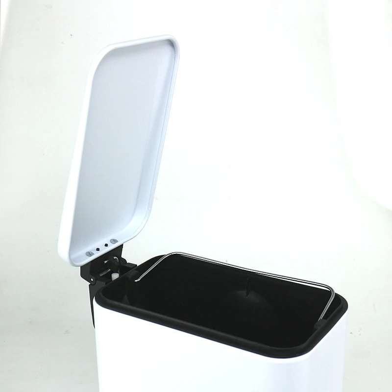 2022 Hot Selling Modern Removable Inner Luxury Foot Pedal Stain Steel Mini Trash Bin For Living Room
