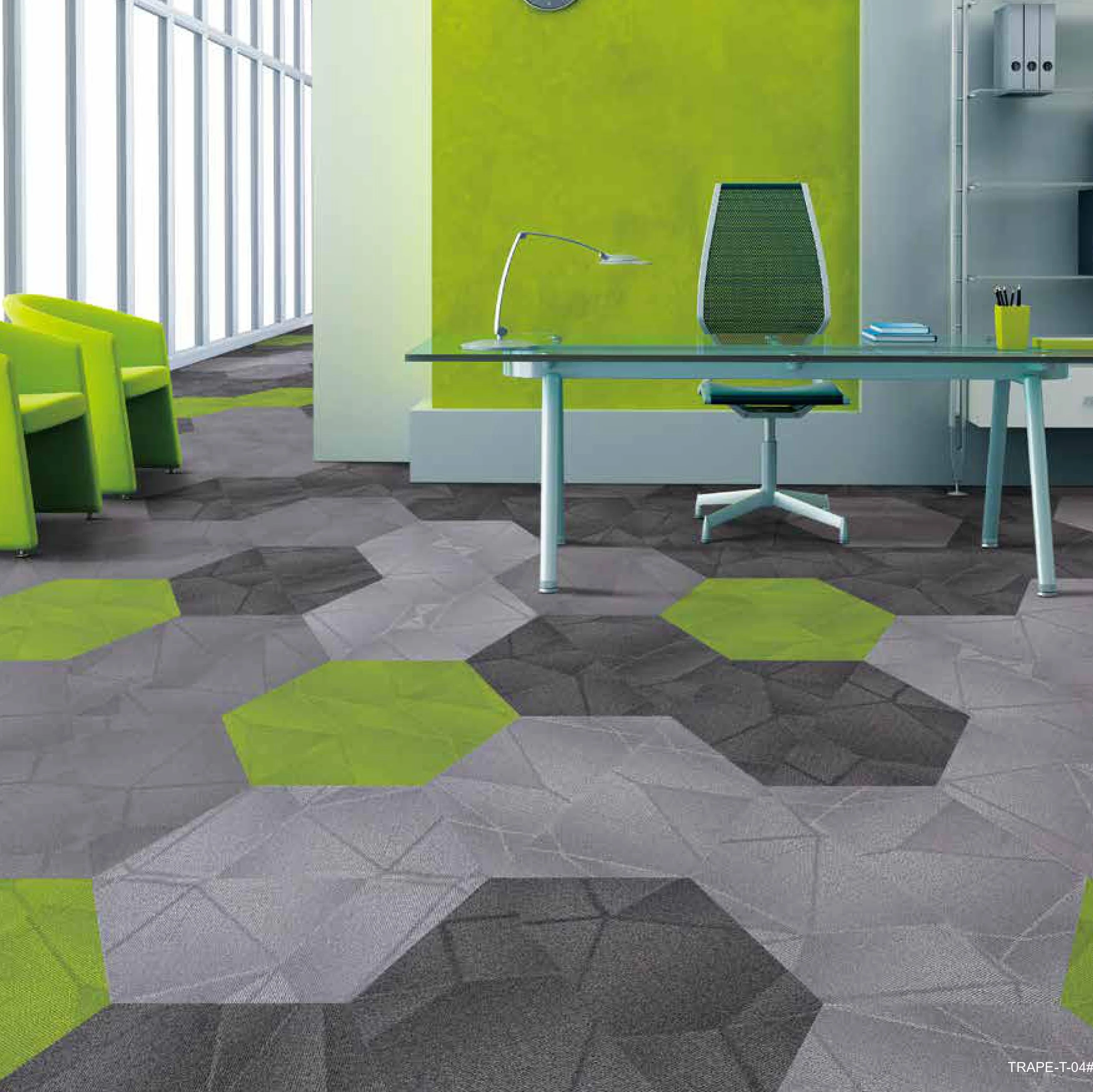 2023 New Design Professional Cheap Self Adhesive Peel and Stick Rubber Backing Hotel Commercial Carpet Tiles