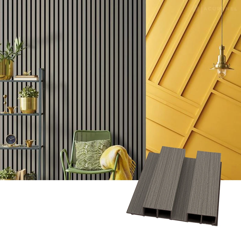 Экологически чистые настенные панели EcoWood 100% из нового материала покрывающие стены ДПК с низким уровнем обслуживания в
