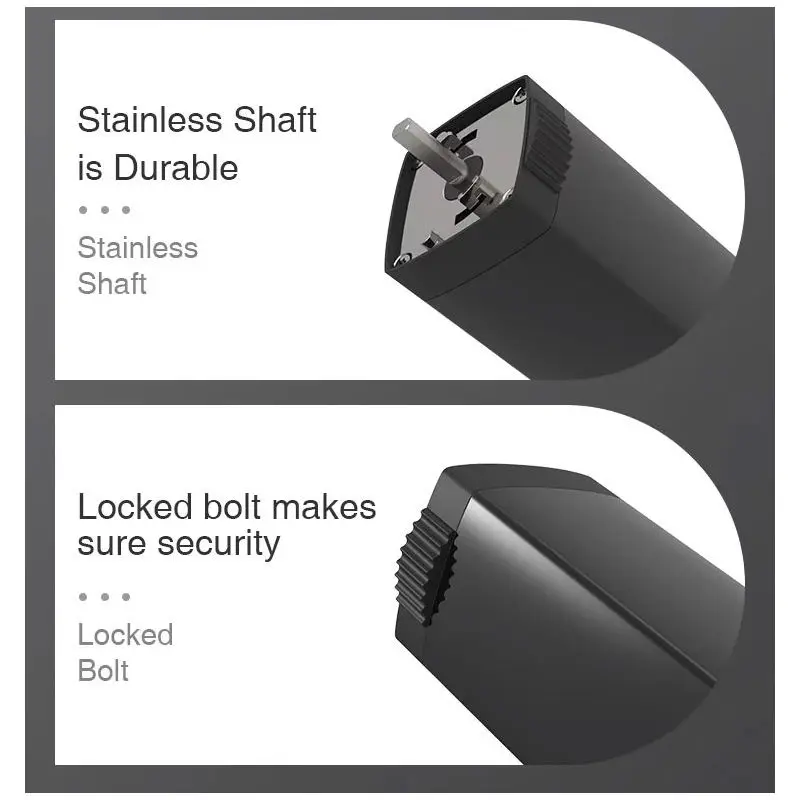 Factory outlet high-quality Black smart electric curtain motor WIFI Tuya Electric Curtain Smart Motorized Curtain Track