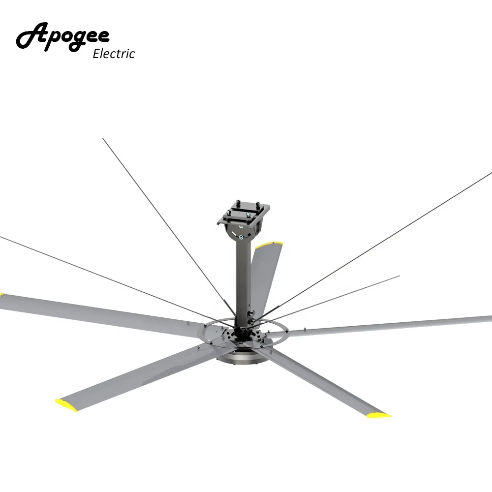 Apogee 24ft (7,3 m) большой вентилятор для склада HVlS промышленный потолочный вентилятор
