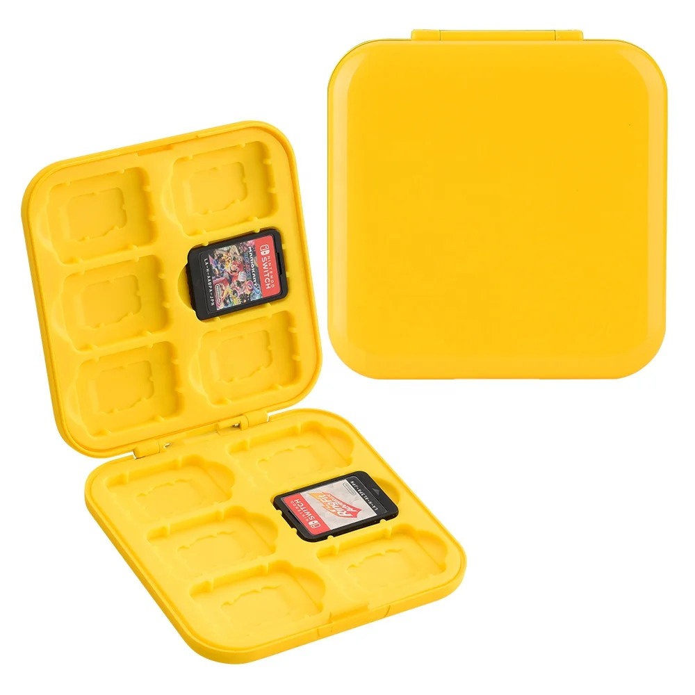  2021 Popular Card Box Used For Nintendo Game Storage Pure Color Drawing Small Fresh 12 Can Be