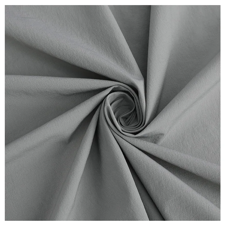 elastic  82%nylon 18%spandex full dull twisted 4-way stretch knee support fabric for windbreaker down Jacket cotton clothes