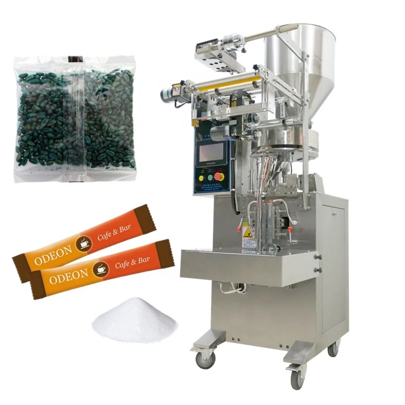 Fertilizer Seeds Granule Vertical White Sugar Stick Jelly Candy Sachet Packing Granular Packaging Machine