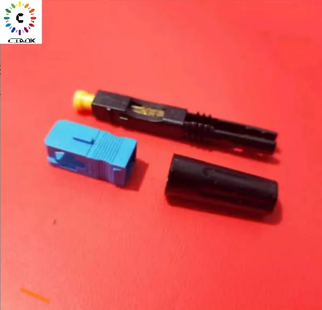 50mm 55mm FTTH Fiber Optic Fast Connector Rapido SC UPC Optical Connector SC Fast Connector