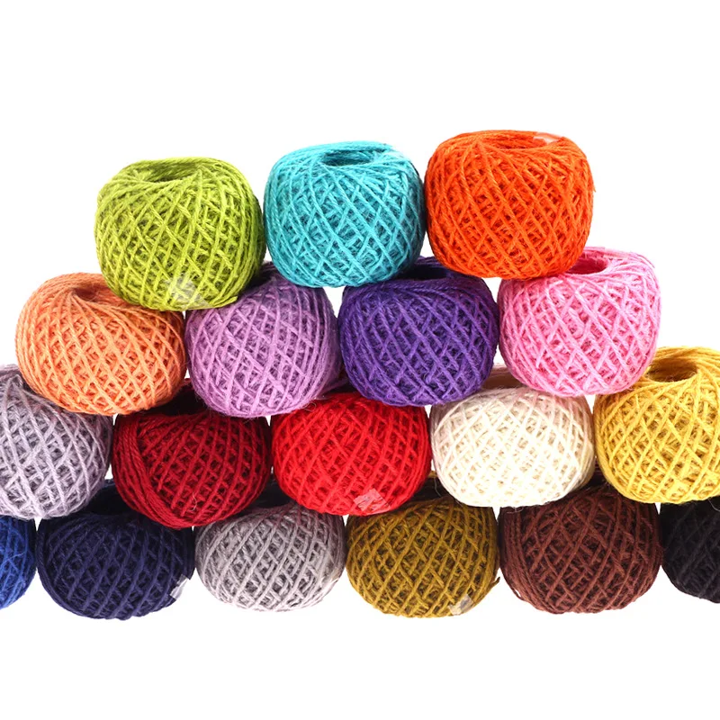 Wholesale wall decorative DIY Handmade Jute Braided rope 100% Natural Cotton white macrame cord twisted cord