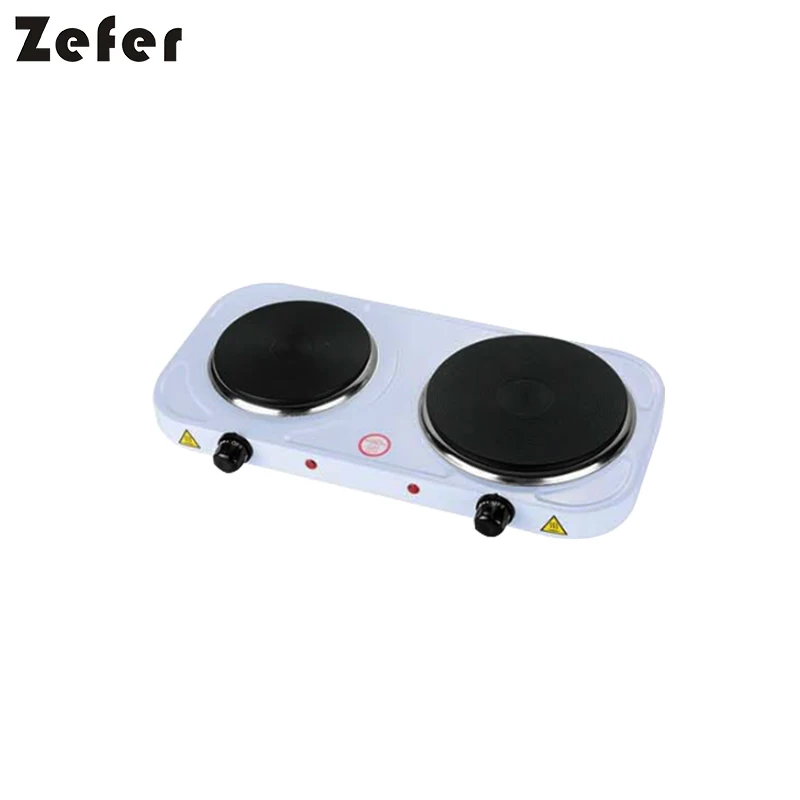 Electric Double Burners Hot Plate Countertop Buffet Cooker Stainless Steel Electric 2 Burner Stove Hot Plate