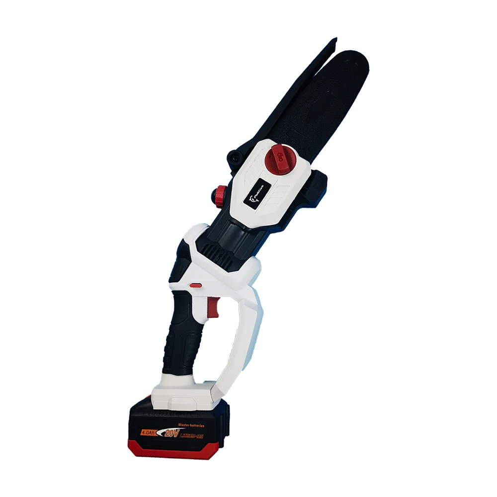 Latest design Mini Chainsaw 6-Inch Cordless power chain saw for wood cutting