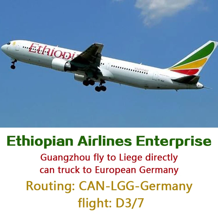 
 Бесплатный склад, Бесплатная Упаковка из Китая, самолёт в Льеж, can грузовик в Германию от эфиопского авиационного предприятия  