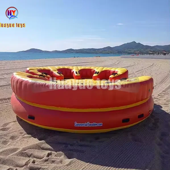 HUAYUE Sport Game Play Equipment Custom Lounge Twister Toys High Speed  Water Games Adults Kids Aqua Water Towable Banana Boat