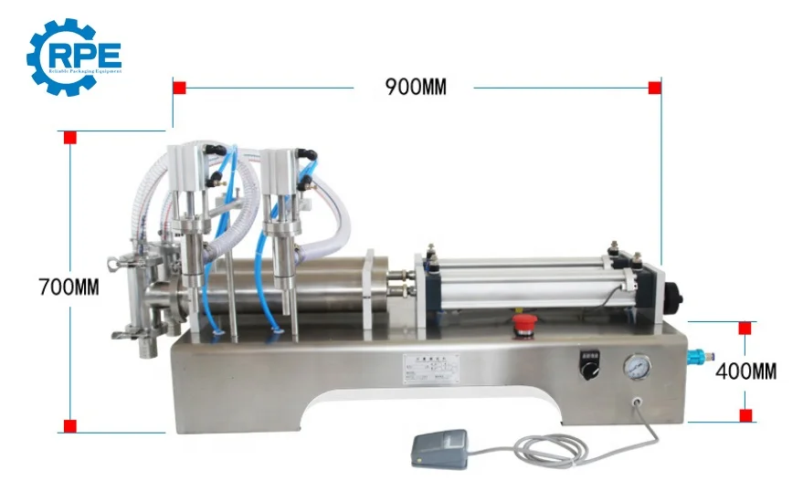 Easy operate  seafood sauce two nozzles filling machine jam filling equipement machine