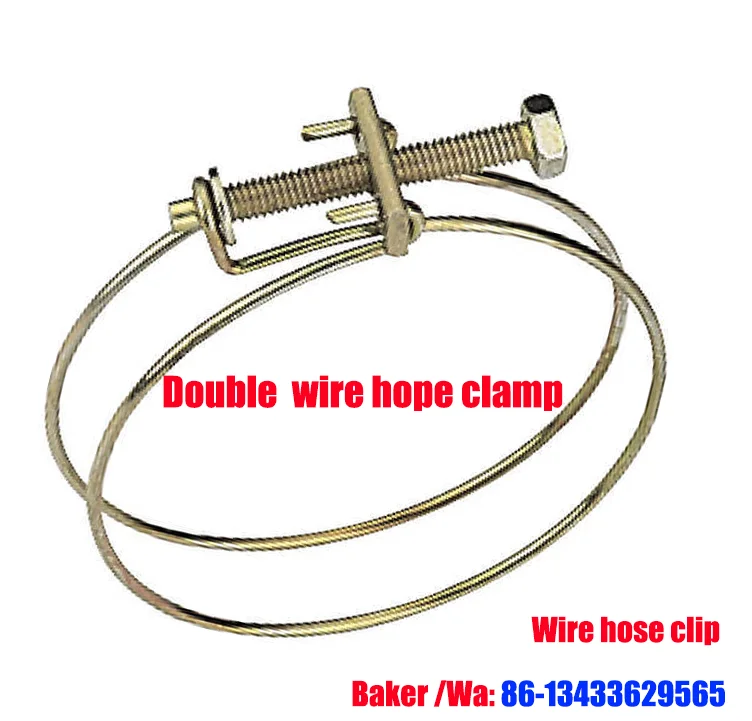 4 mm automatic spring forming machine producing wire hose clamp and double wire pipe clips